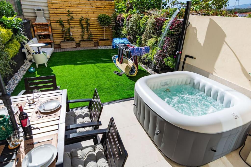 Relaxing Garden Los Cristianos Con Jacuzzi Y Barbacoa Арона Экстерьер фото